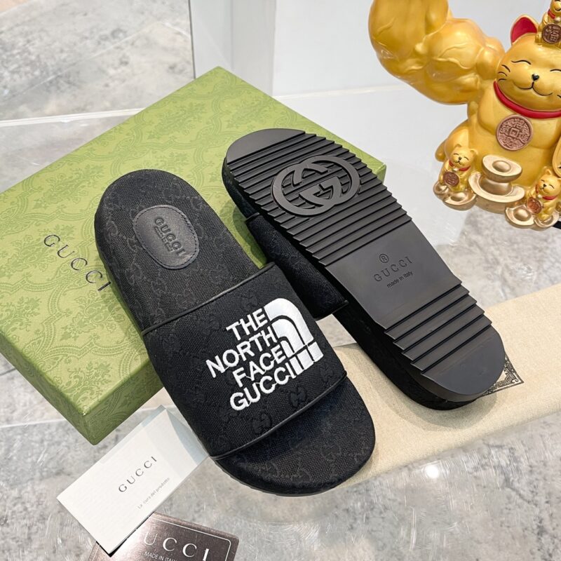 Gucci &The North Face Slides - Image 9