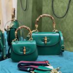 Gucci Top Handle Bag With Bamboo-17*12*7.5&21*15*7CM