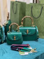Gucci Top Handle Bag With Bamboo-17*12*7.5&21*15*7CM