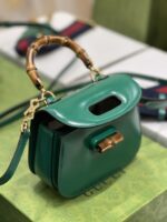 Gucci Top Handle Bag With Bamboo-17*12*7.5&21*15*7CM - Image 8