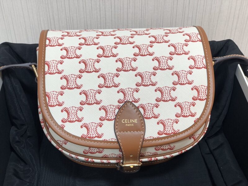 Celin Folco Triomphe Bag-18 X 17 X 6.CM - Image 3