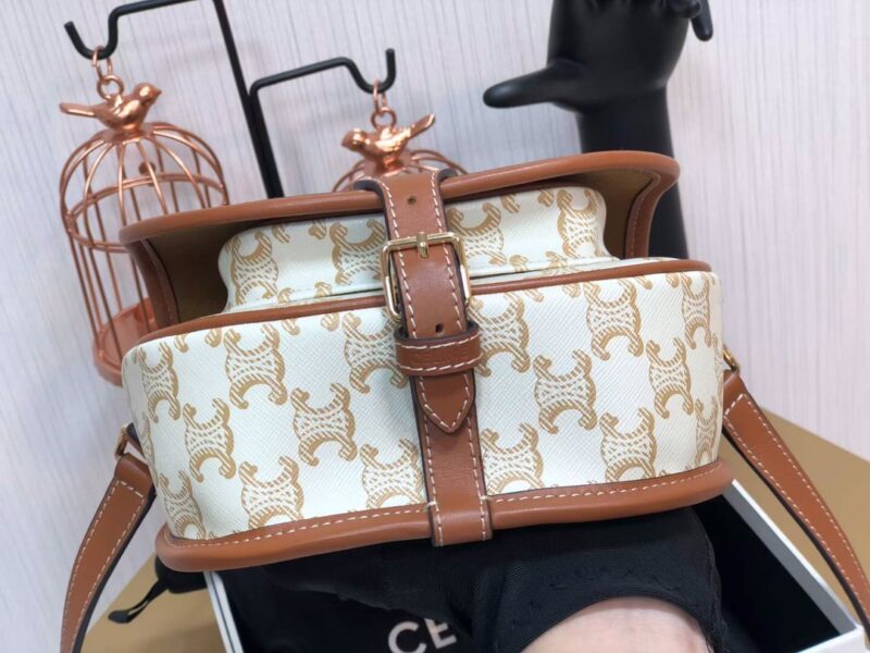 Celin Folco Triomphe Bag-18 X 17 X 6.CM - Image 3