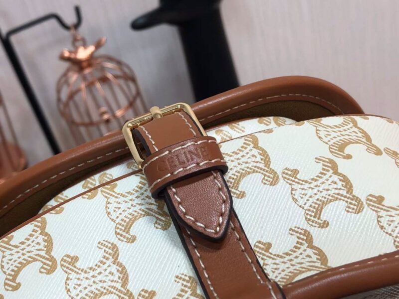 Celin Folco Triomphe Bag-18 X 17 X 6.CM - Image 5