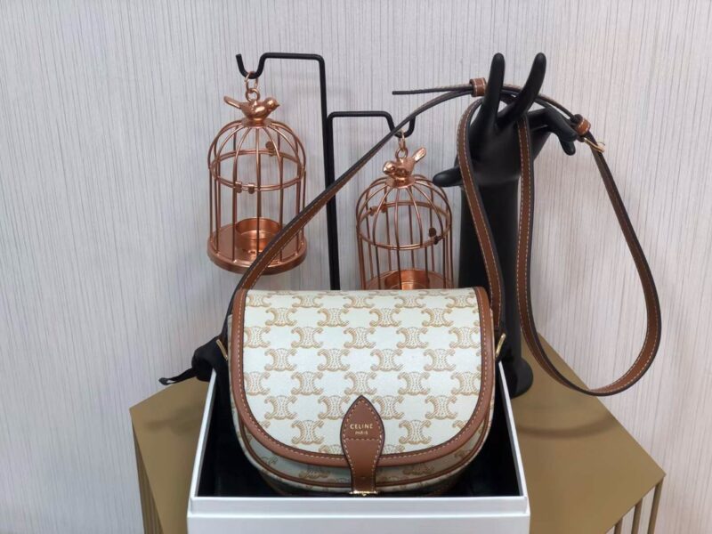 Celin Folco Triomphe Bag-18 X 17 X 6.CM - Image 7