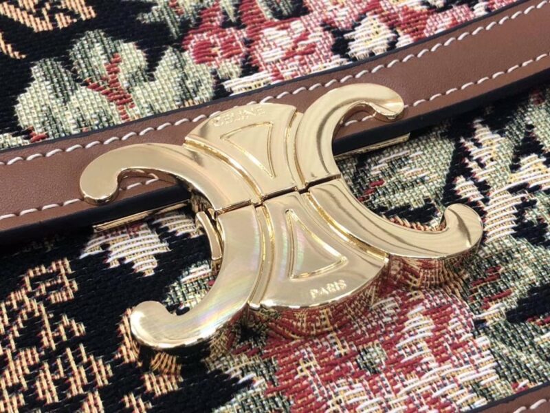 Celin Tambour Box Bag-22*16.5*7CM - Image 3