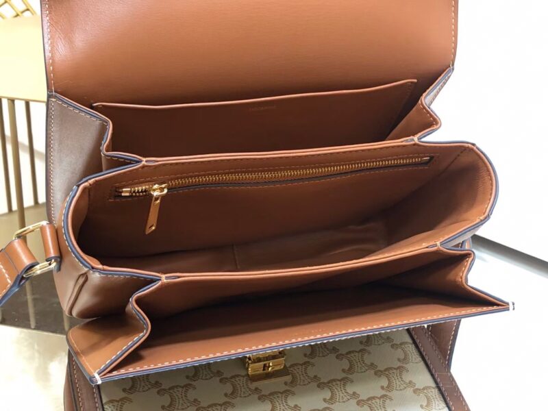 Celin Tambour Box Bag-22*16.5*7CM - Image 7