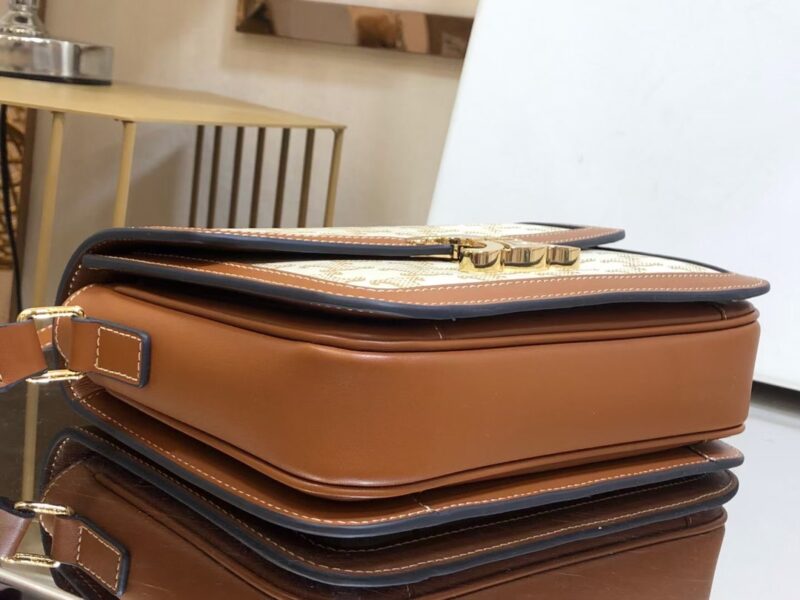 Celin Tambour Box Bag-22*16.5*7CM - Image 9