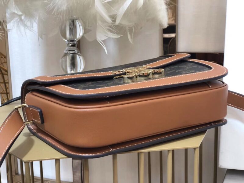 Celin Tambour Box Bag-22*16.5*7CM - Image 5