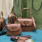 Gucci Top Handle Bag With Bamboo-17*12*7.5&21*15*7CM