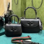 Gucci Top Handle Bag With Bamboo-17*12*7.5&21*15*7CM