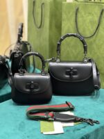 Gucci Top Handle Bag With Bamboo-17*12*7.5&21*15*7CM