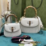 Gucci Top Handle Bag With Bamboo-17*12*7.5&21*15*7CM