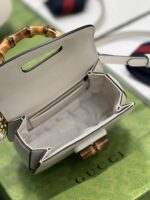 Gucci Top Handle Bag With Bamboo-17*12*7.5&21*15*7CM - Image 6