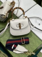 Gucci Top Handle Bag With Bamboo-17*12*7.5&21*15*7CM - Image 8