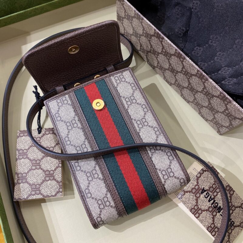 Gucci&Balenciaga Crossbody Bag-11.5x18x3.5CM - Image 4