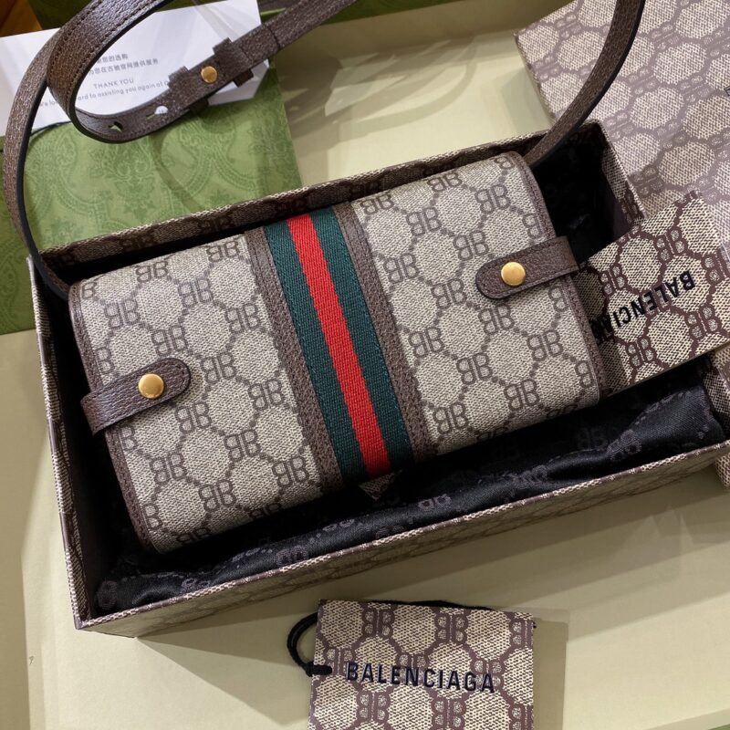 Gucci&Balenciaga Crossbody Bag-19.5x12x3CM - Image 4