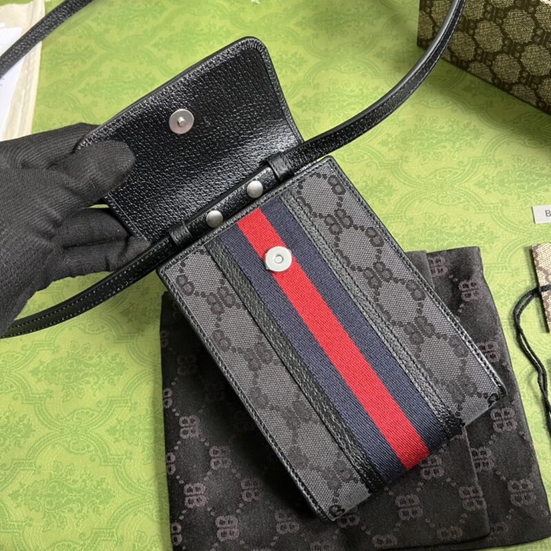 Gucci&Balenciaga Crossbody Bag-11.5x18x3.5CM - Image 4