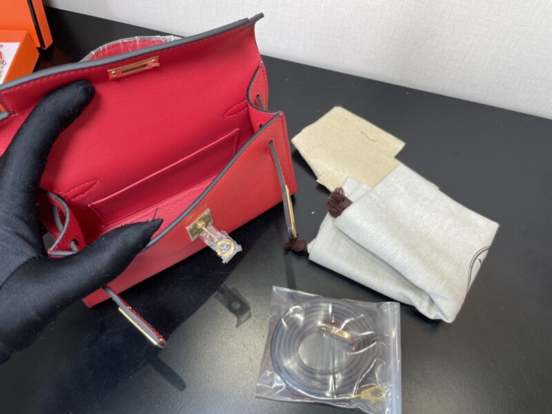 Hermes Kelly-Gold&Silver Hardware-19CM - Image 8