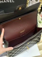 Ch@nel Flap Bag-Cavir Leather-Gold-30CM - Image 4