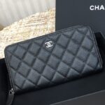 Ch@nel Wallet-Silver Hardware-19*10CM