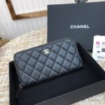 Ch@nel Wallet-Gold Hardware-19*10CM