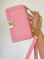 Ch@nel Boy Bag-Caviar-25CM - Image 2