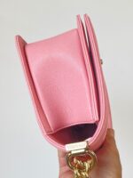 Ch@nel Boy Bag-Caviar-25CM - Image 8