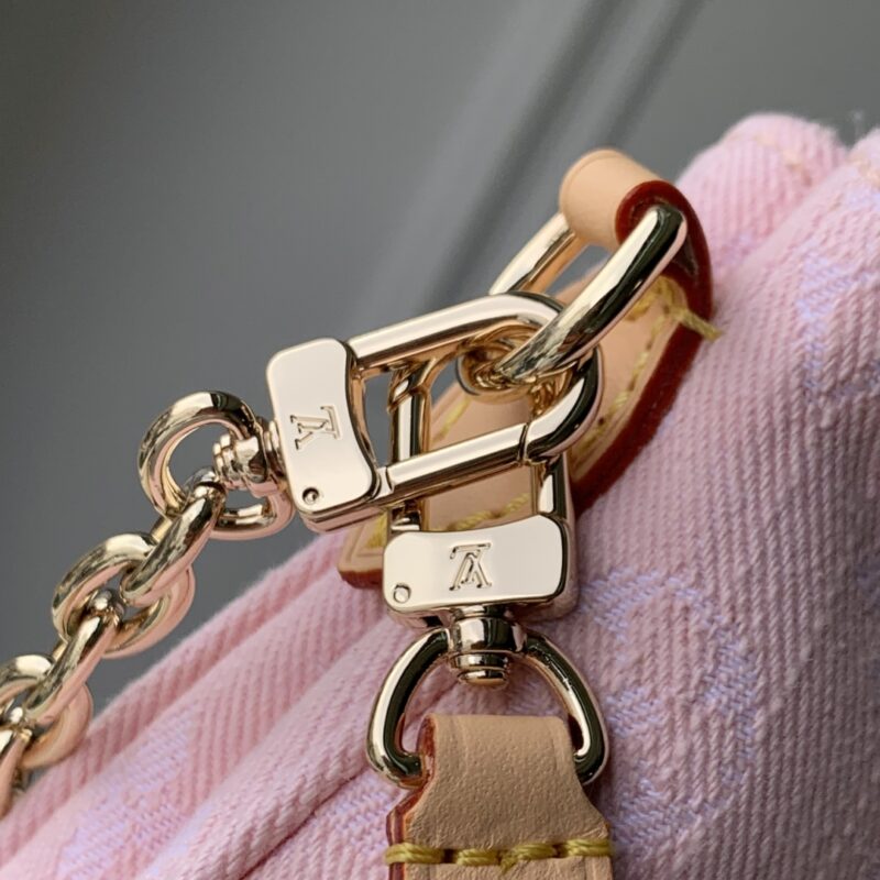 Louis Vuitton Liv Pochette Monogram Denim Bag -M14159-13.5 x 6.5 x 24.5CM - Image 6