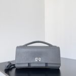 Balenciag Women's Bel Air Small Clutch On Strap in Black-27*5*14CM