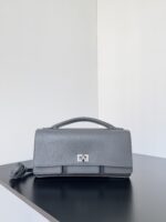 Balenciag Women's Bel Air Small Clutch On Strap in Black-27*5*14CM