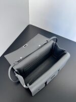 Balenciag Women's Bel Air Small Clutch On Strap in Black-27*5*14CM - Image 9