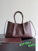 Bottega Veneta Burgundy Pinacoteca Reversible Tote -43*23*17.5CM