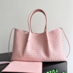 Bottega Veneta Burgundy Pinacoteca Reversible Tote -43*23*17.5CM
