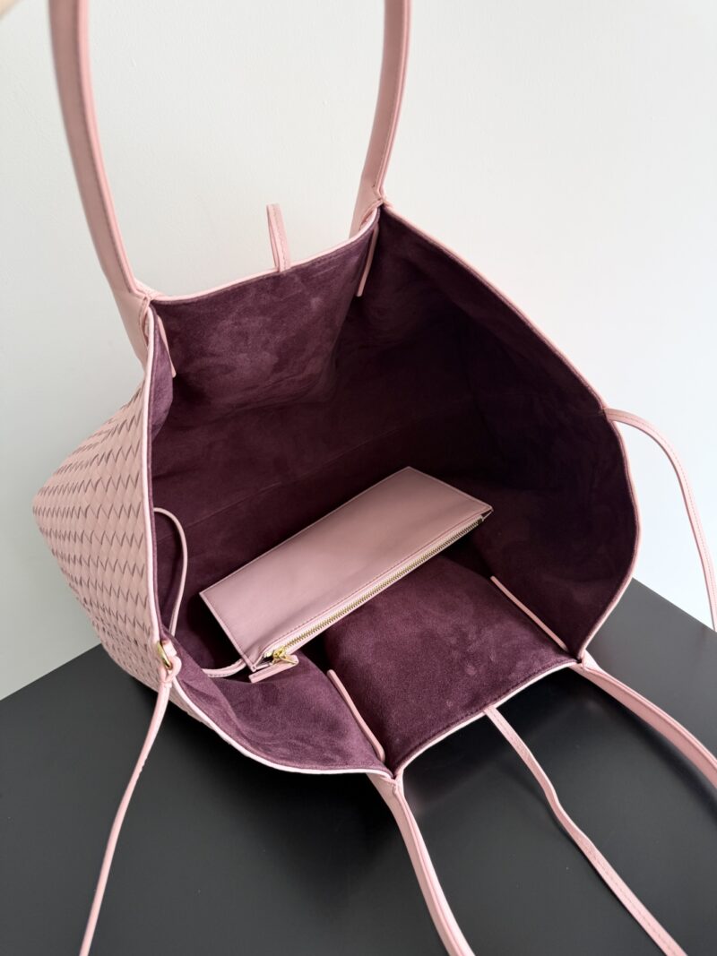 Bottega Veneta Burgundy Pinacoteca Reversible Tote -43*23*17.5CM - Image 4