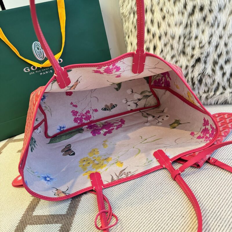 Goyard Fuchsia Pink Reversible St. Louis Tote Bag-34X15X28CM - Image 8