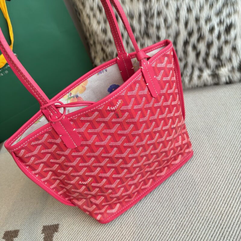 Goyard Fuchsia Pink Reversible St. Louis Tote Bag-20.5X9X20CM - Image 3