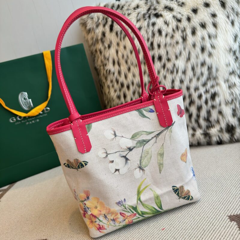 Goyard Fuchsia Pink Reversible St. Louis Tote Bag-20.5X9X20CM - Image 4