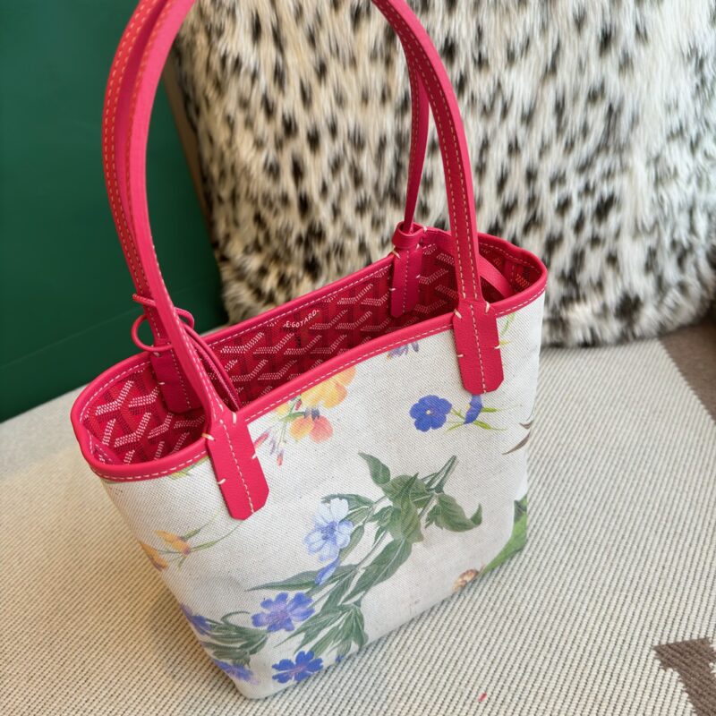 Goyard Fuchsia Pink Reversible St. Louis Tote Bag-20.5X9X20CM - Image 7