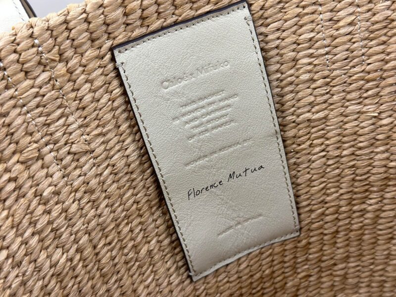 Chloé Horse Medal Basket In Natural Fibers-46*27*30CM - Image 8