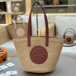 Chloé Horse Medal Basket In Natural Fibers-46*27*30CM