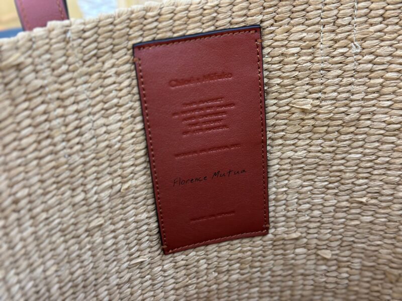 Chloé Horse Medal Basket In Natural Fibers-46*27*30CM - Image 8