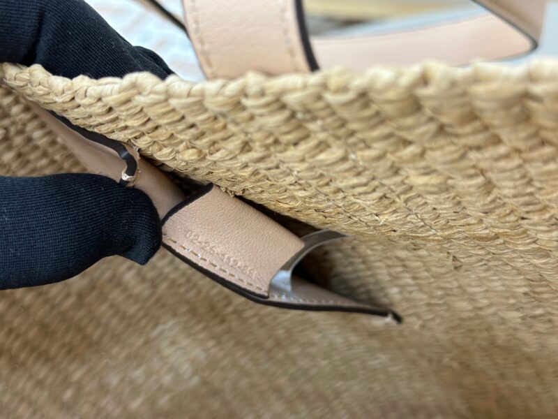 Chloé Horse Medal Basket In Natural Fibers-46*27*30CM - Image 9