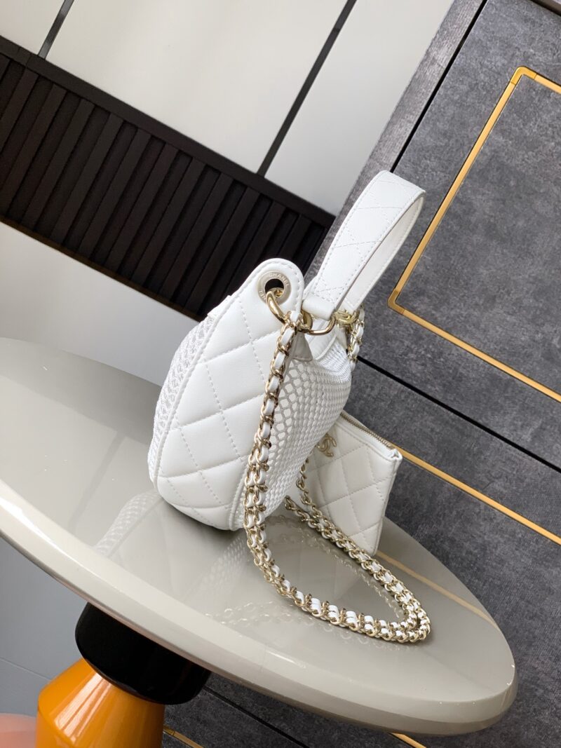 Ch@nel 2025SS Clutch With Chain Bag-15x22x6CM - Image 2