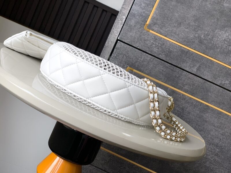 Ch@nel 2025SS Clutch With Chain Bag-15x22x6CM - Image 4