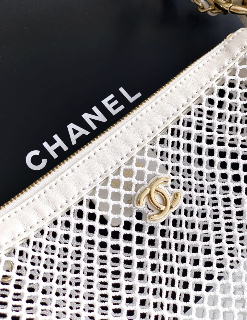 Ch@nel 2025SS Clutch With Chain Bag-15x22x6CM - Image 5