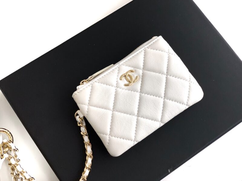 Ch@nel 2025SS Clutch With Chain Bag-15x22x6CM - Image 6