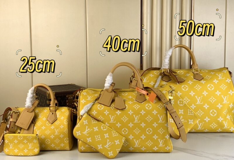 LOUIS VUITTON SPEEDY P9 BANDOULIÈRE 25 Jaune Mat - Image 4