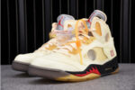 OFF-WHITE X AIR JORDAN 5 “SAIL” DH8565--100 - Image 7