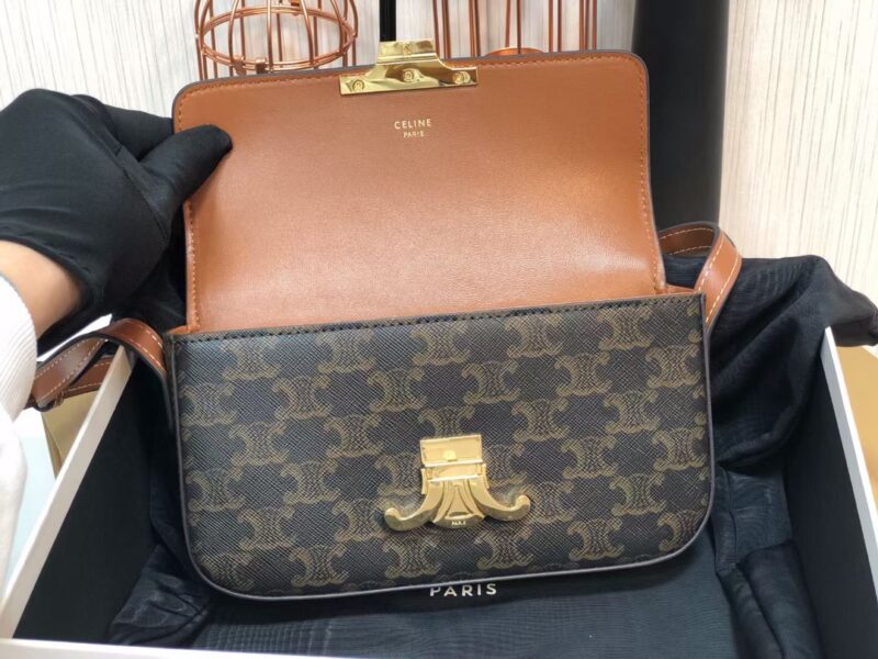 Celin Triomphe Shoulder Bag 2021S-20*10*4CM - Image 9