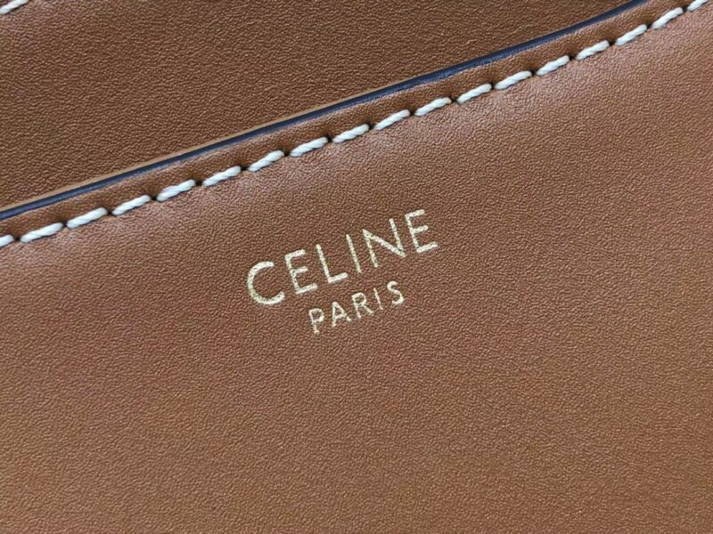Celin Besace 16 Bag in Natural Calfskin -19*17*6CM - Image 8